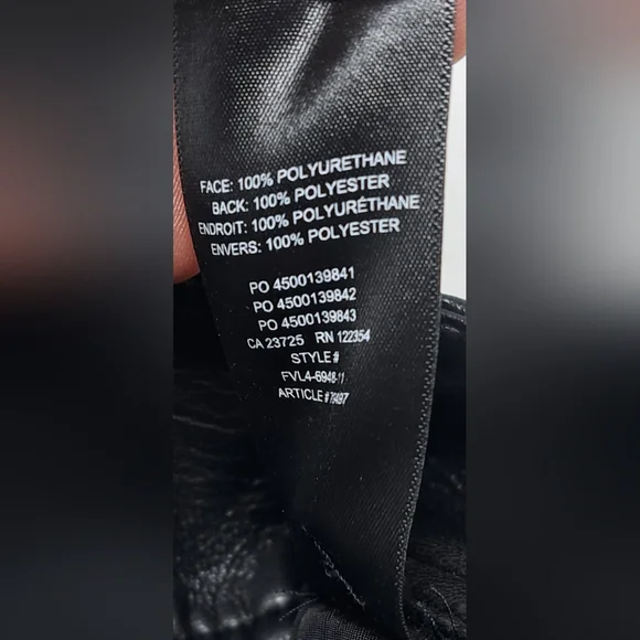 Wilfred Free Women's Faux Leather Pants Black High Waist Size 00 13"" Waist - Picture 13 of 15